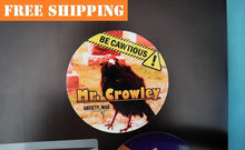 Load image into Gallery viewer, Mr. Crowley "BE CAWTIOUS" Sticker