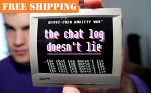 Load image into Gallery viewer, "the chat log doesn't lie" Sticker