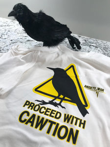 Mr. Crowley "PROCEED WITH CAWTION" T-Shirt