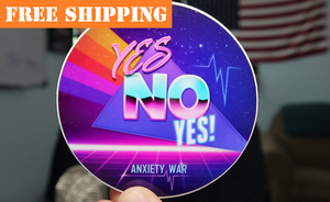 "YES NO YES!" Sticker