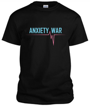 Load image into Gallery viewer, &quot;ANXIETY WAR&quot; T-Shirt - Black
