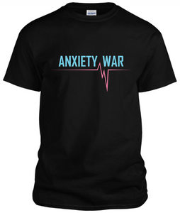"ANXIETY WAR" T-Shirt - Black